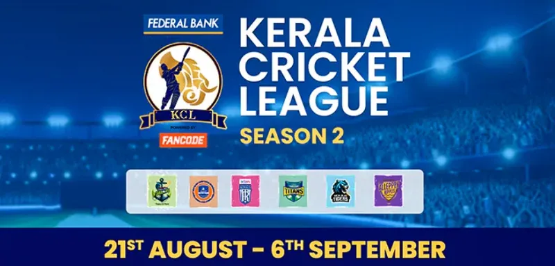 Kerala Cricket League Season 2 - tournament dates