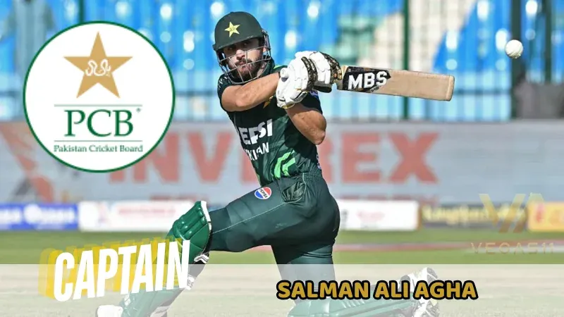 Salman Ali Agha leads Pakistan in UAE T20I Tri-Series 2025