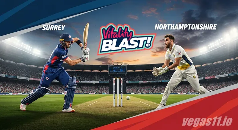 T20 Blast&nbsp; Surrey vs Northamptonshire