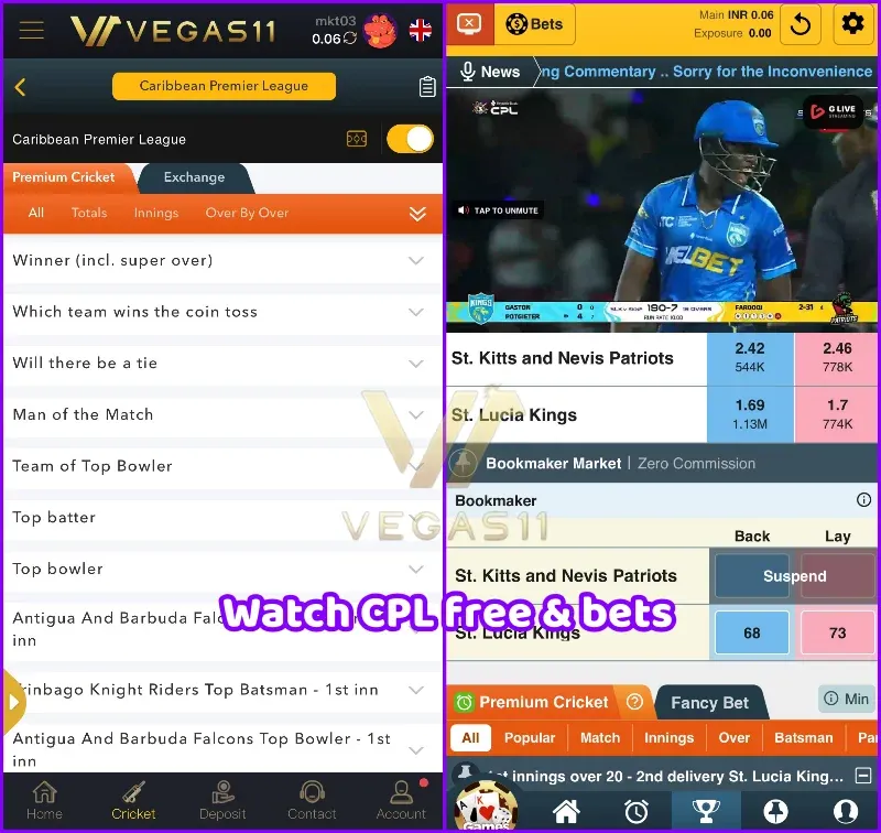 Watch CPL live streaming on vegas11 for free