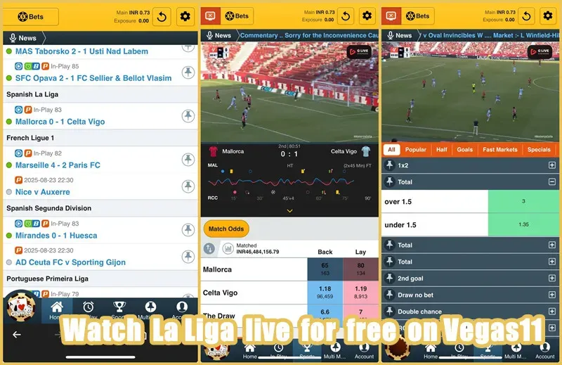 Watch La Liga live for free on Vegas11