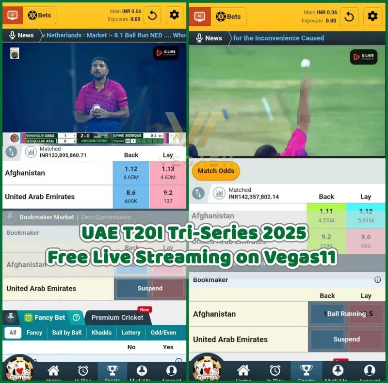 Try your prediction & watch free live streaming on Vegas11! 