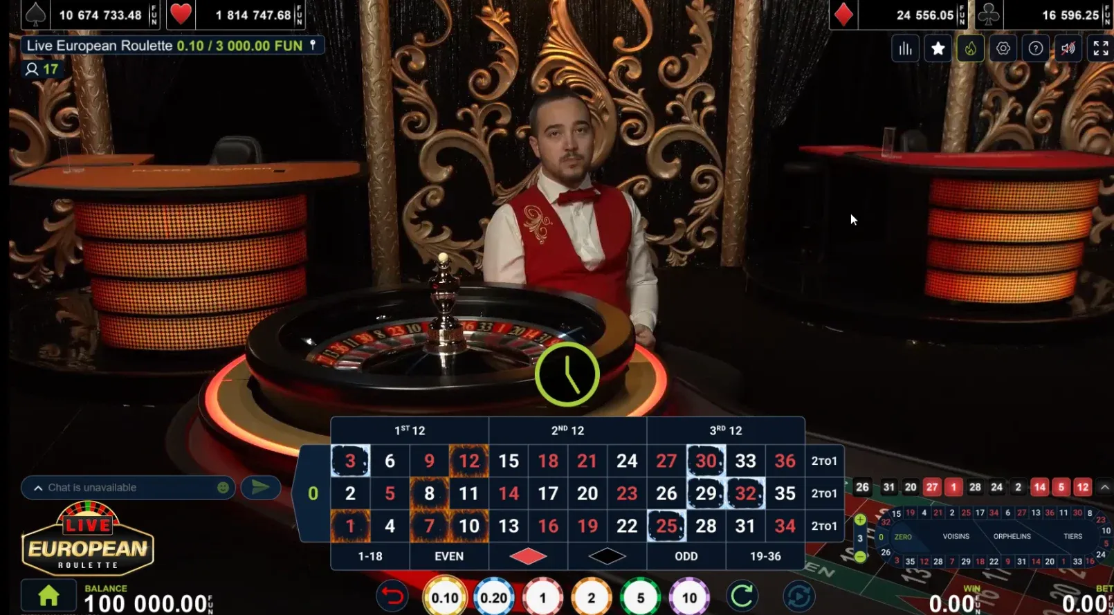 Live Roulette 